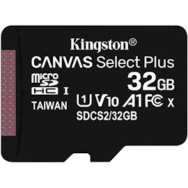 მეხსიერების ბარათი Kingston 32GB Canvas Select Plus SDCS2/32GB